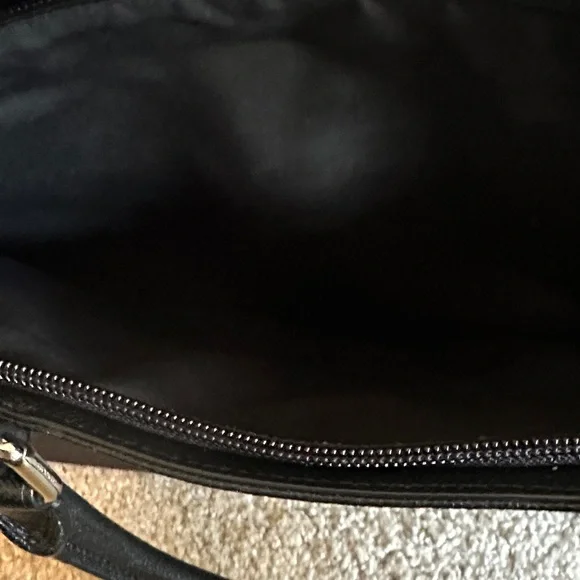 Coach Cross Grain Black Leather Briefcase Laptop Bag F59141 Metropolitan
